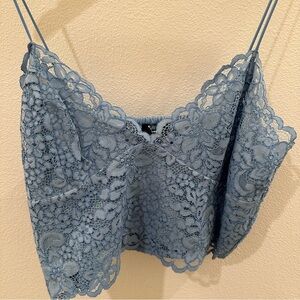 NWT Express Strappy Laced Crop Top Size XL